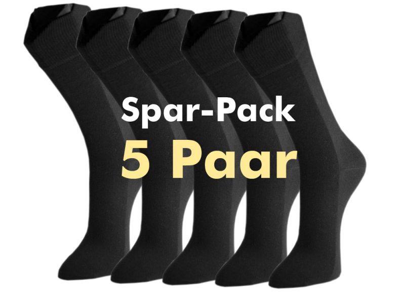 LINDNER® Spar-Pack - 5 Paar Baumwollsocken Bio-Baumwolle