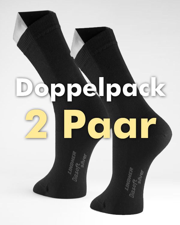 LINDNER® Diasoft® - Doppelpack Diabetikersocken